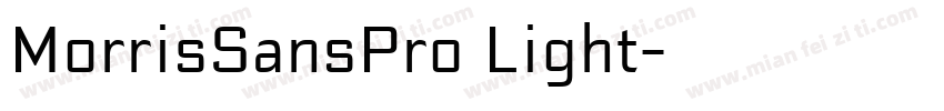 MorrisSansPro Light字体转换